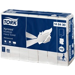 Tork Slimline Hand Towel, Tork H2 Advanced Xpress Soft Hand Towel 1ply 148 430